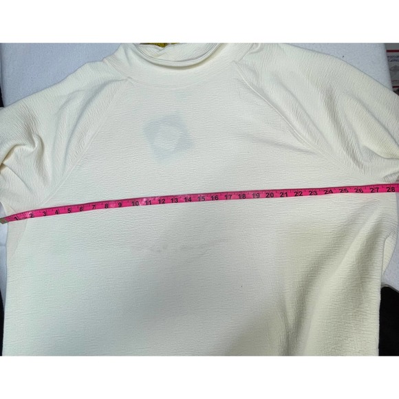 AVA & VIV 3X plus cream color super soft cowl neck pullover sweatshirt NWT B112 - Picture 5 of 9